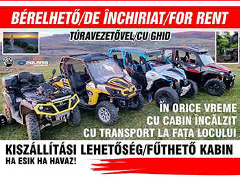 Offroad buggy és quad túrák Székelyudvarhely környékén